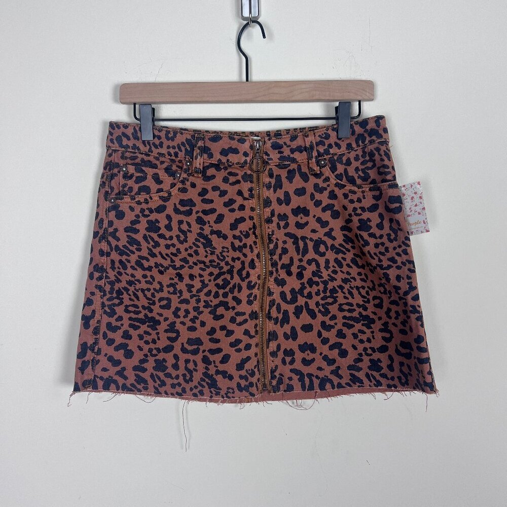2/$30 Free People Pineapple Combo Skirt 28 NWT